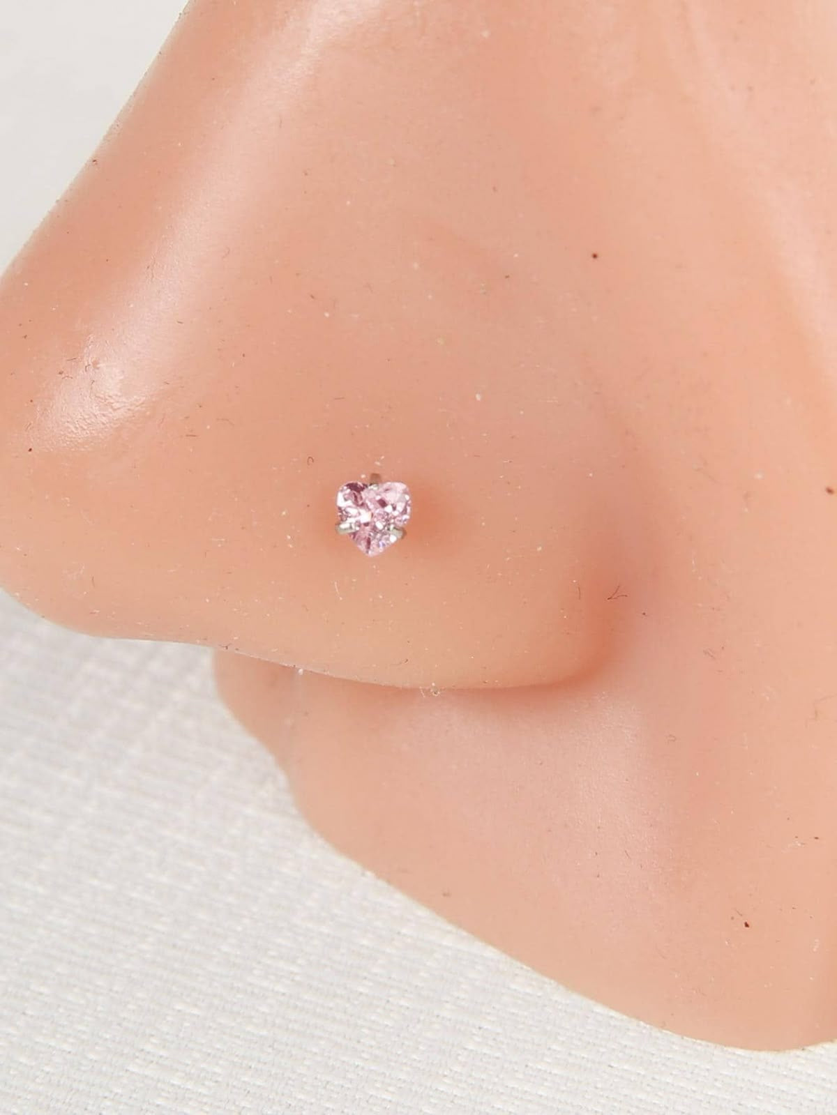 Titanium Nose Piercing U-Shape (silver tone )