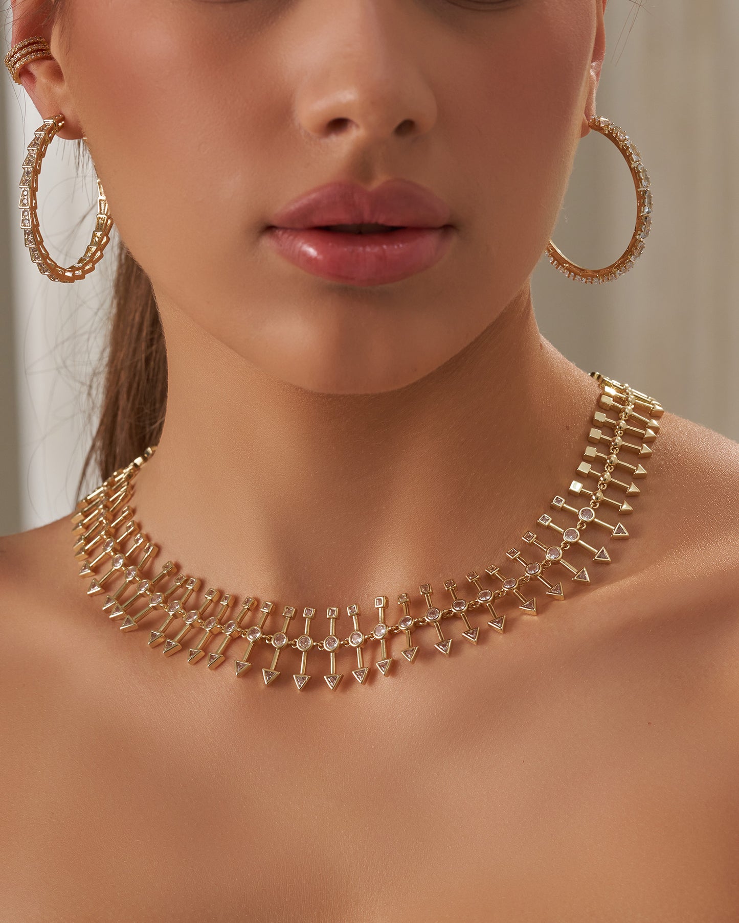 Large round hoop Earrings