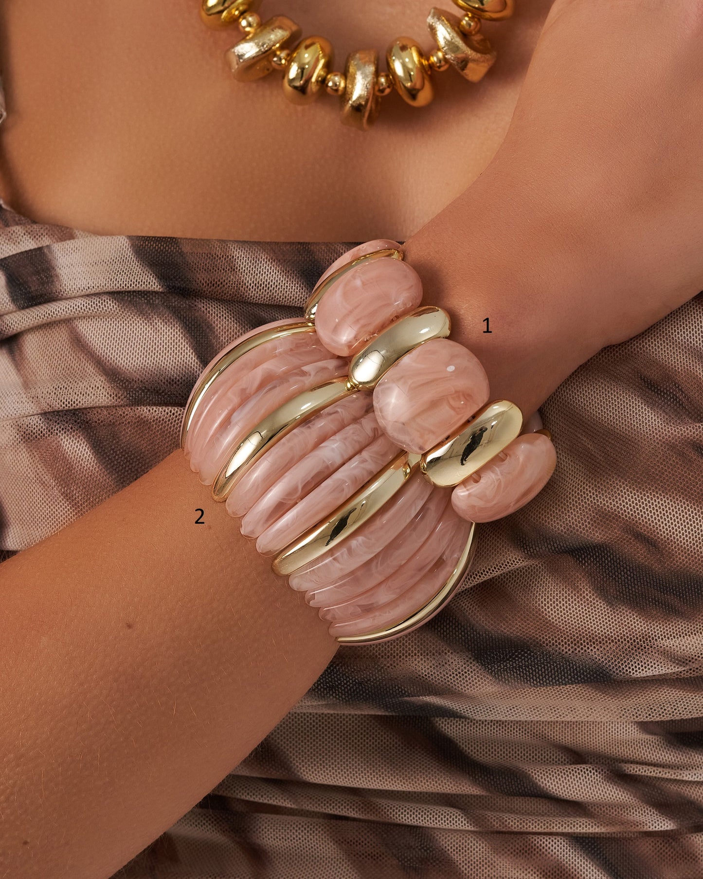 Pink Chunky Bangles