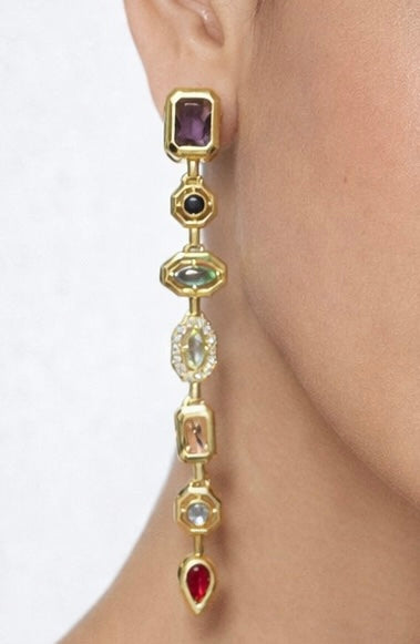 Long color Earrings