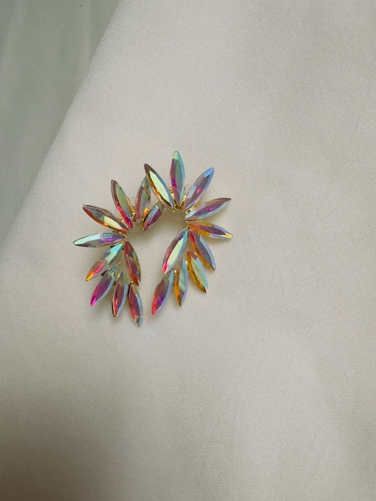 Colorful star-shaped earring