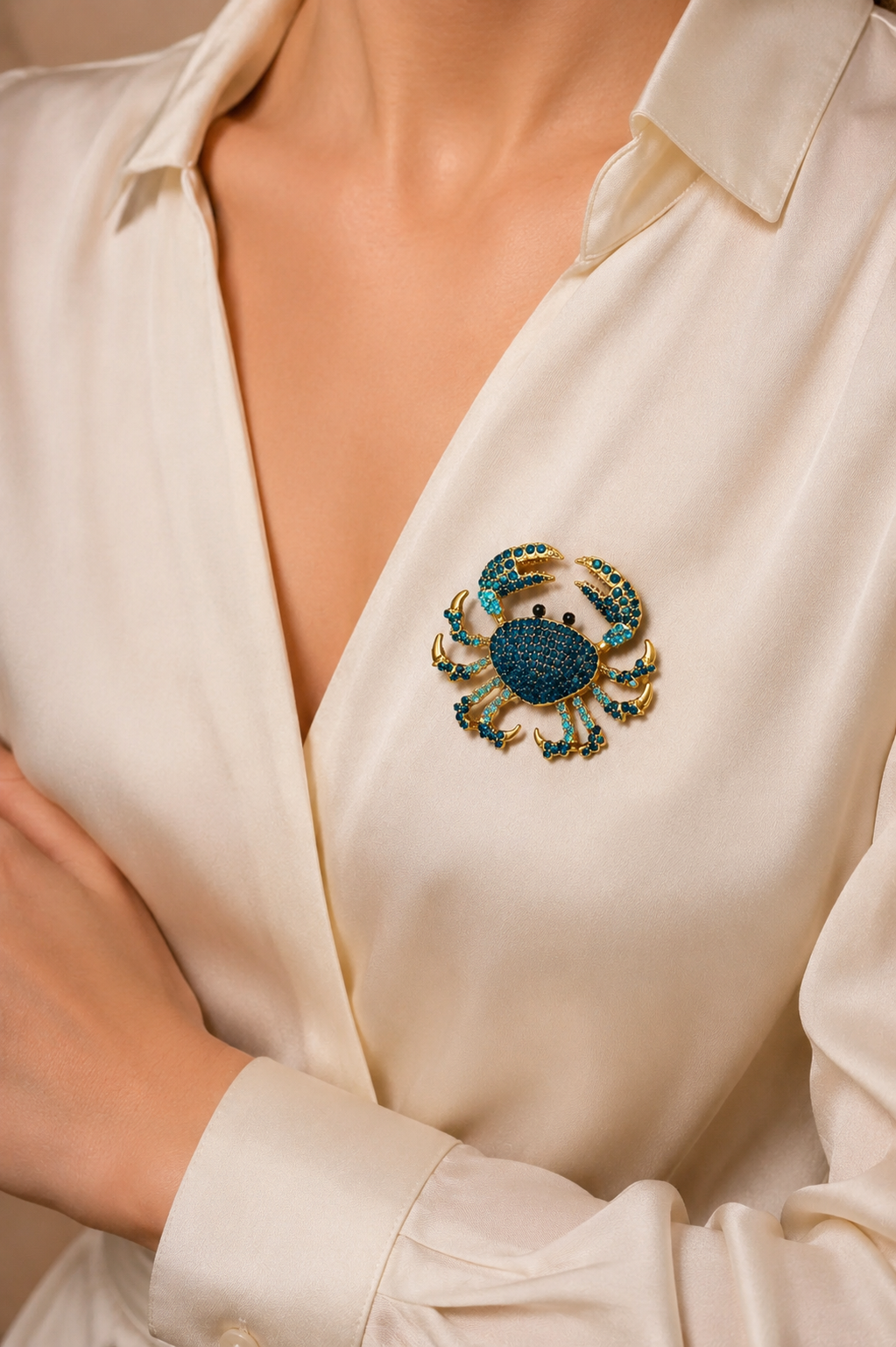 Crab Brooch