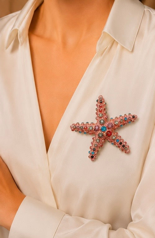 Starfish Brooch