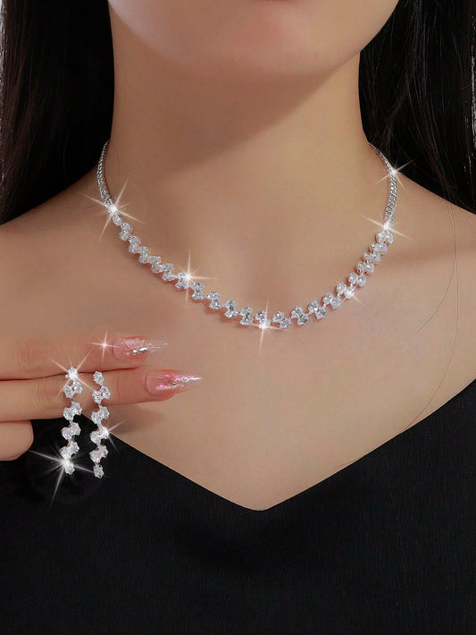 Swarovski Necklace & Earring