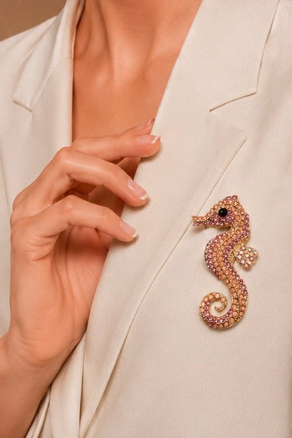 Seahorse Brooch