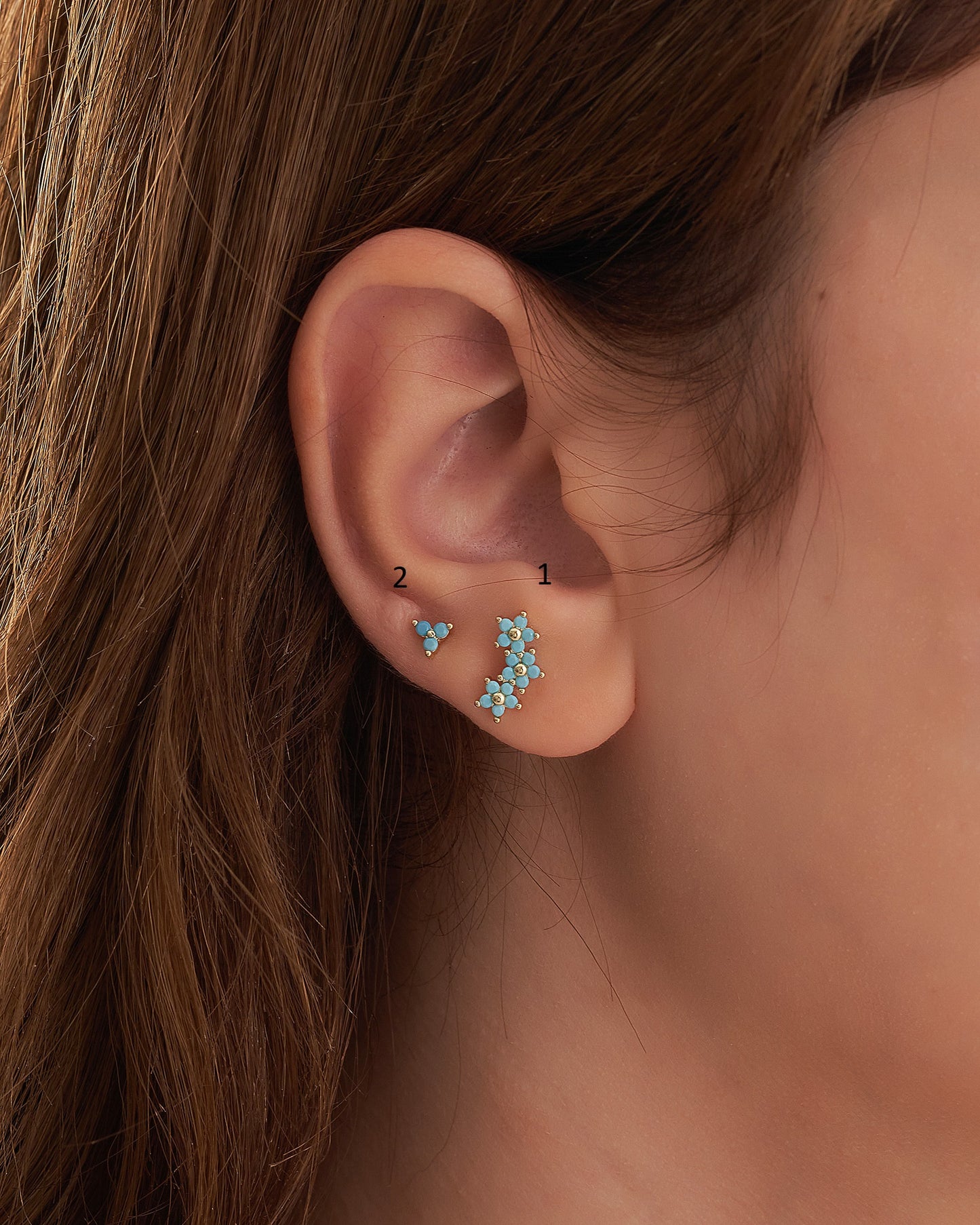 Pale Blue Earrings