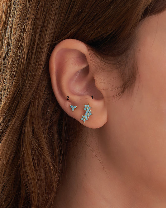 Pale Blue Earrings