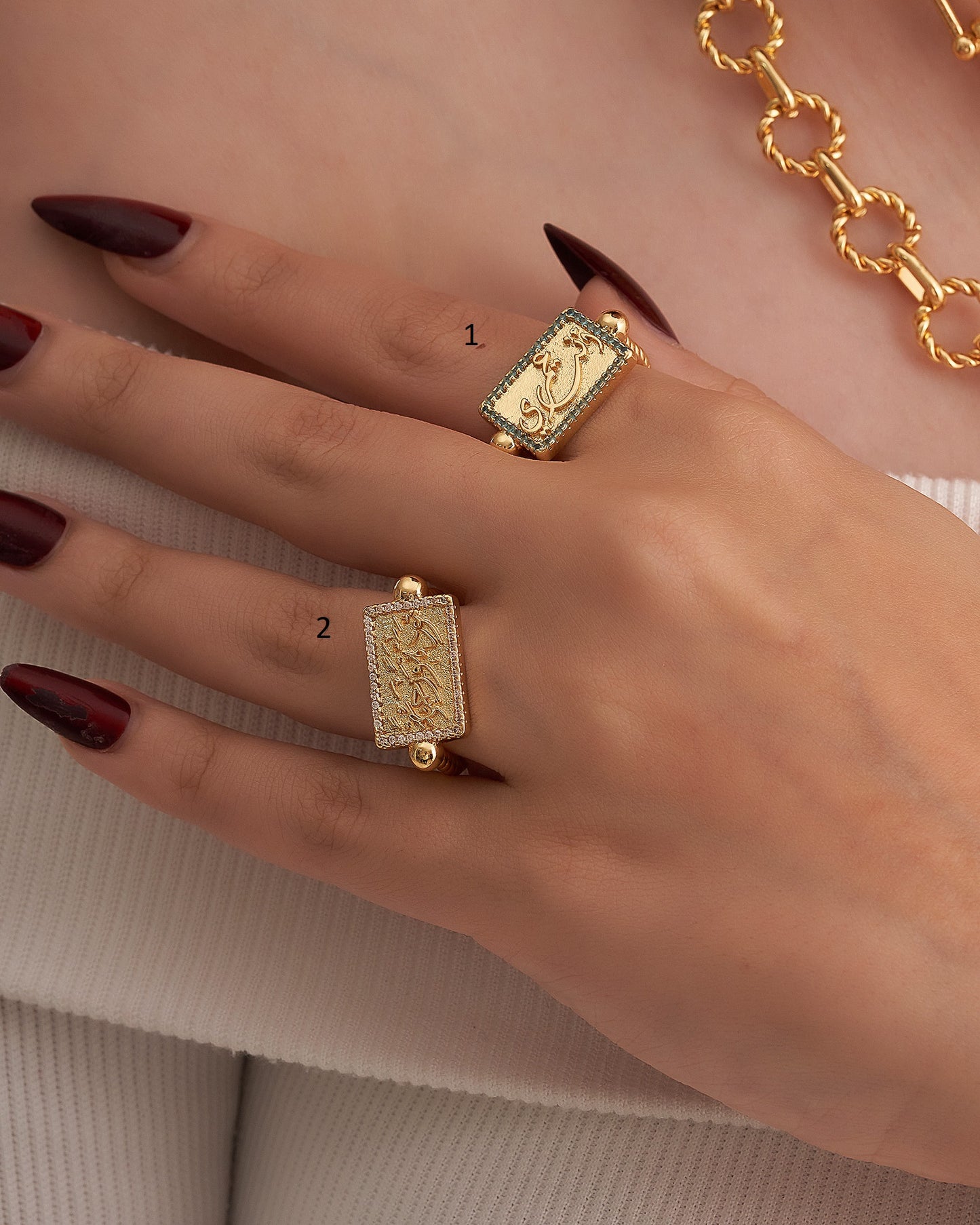 Rings  انت عمري & موده ورحمه )