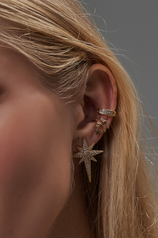 Sparkling Star Earrings