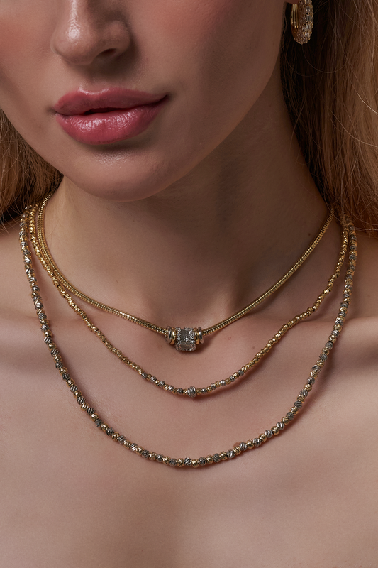 Pandora Necklace and small bead pendant
