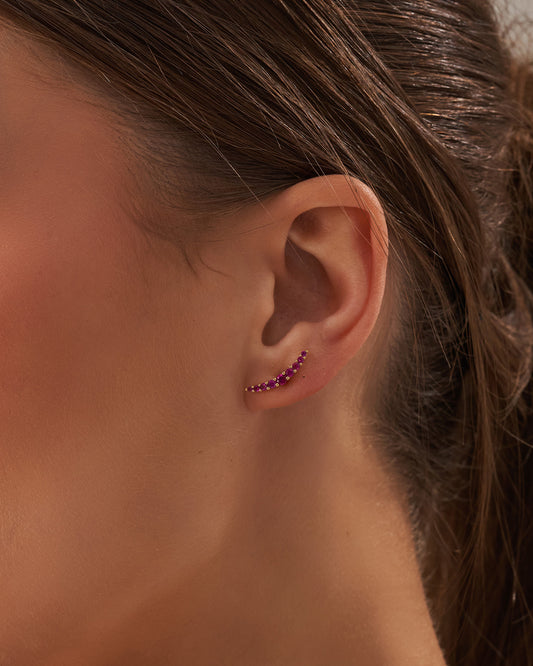 Pink Stud Earrings