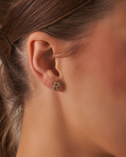 Latters Stud Earrings