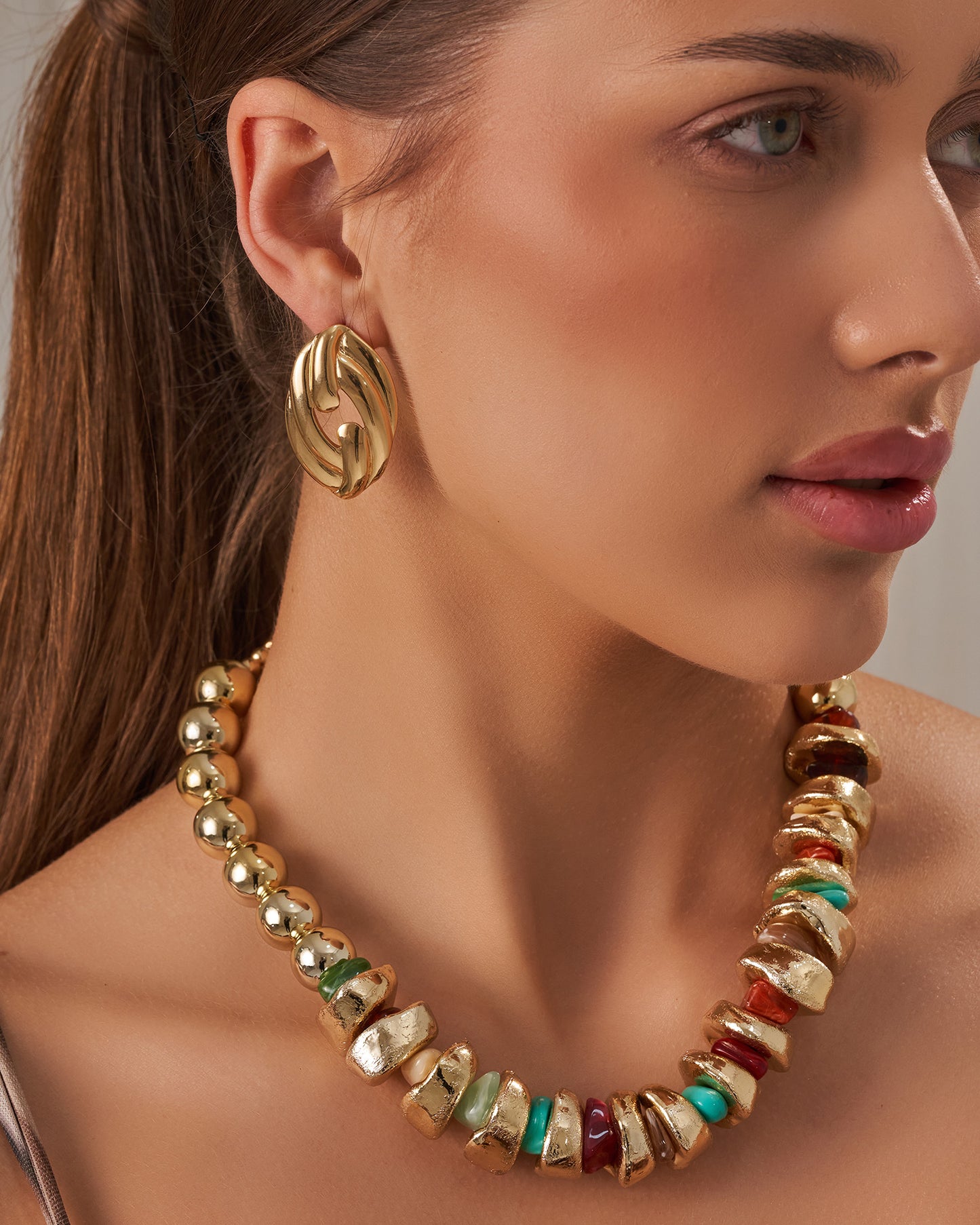 Colored Chunky Necklace