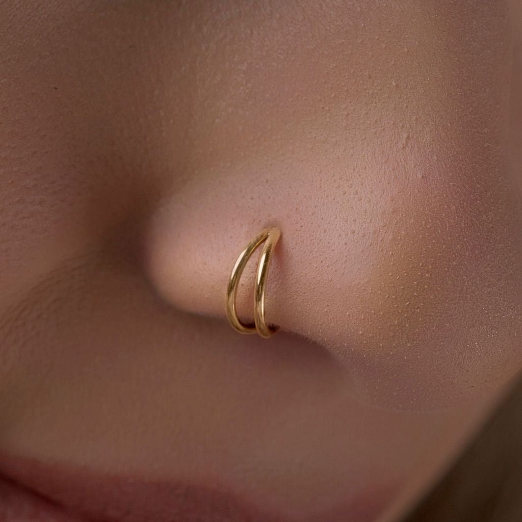 Titanium Clicker Nose Piercing