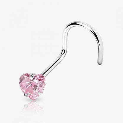 Titanium Nose Piercing U-Shape (silver tone )