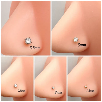 Titanium Nose Piercing U-Shape (gold tone )