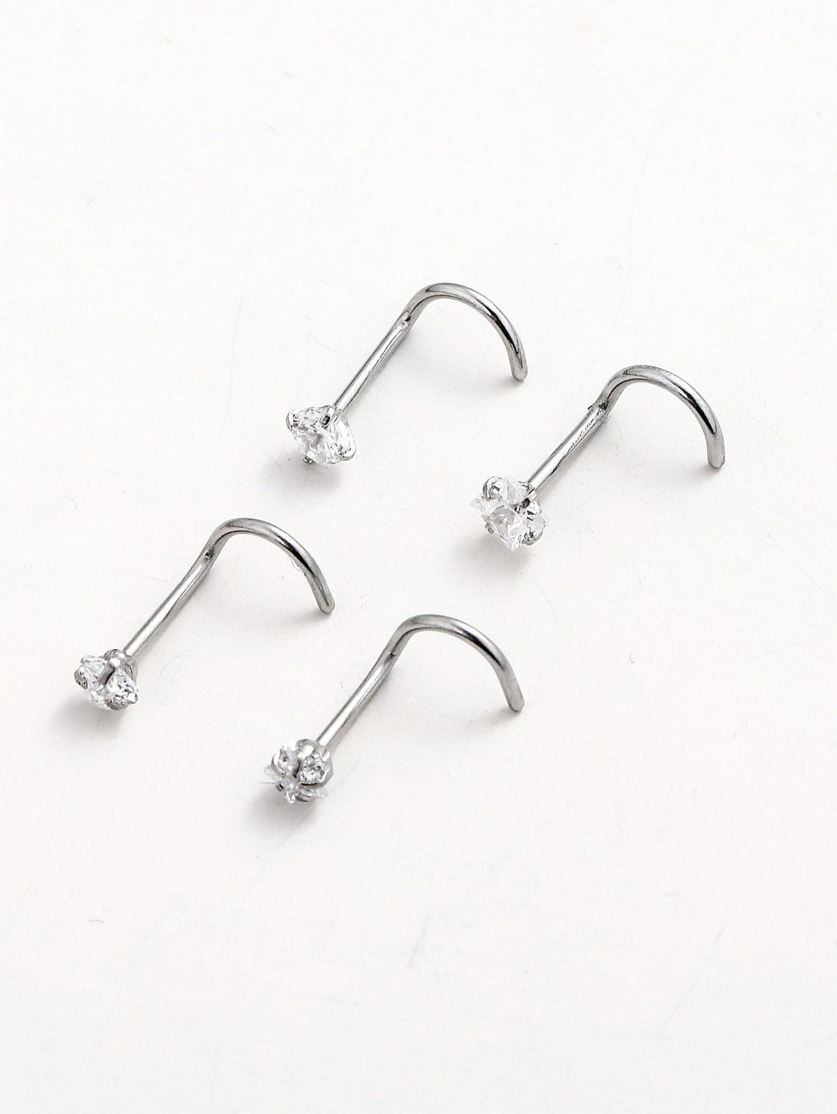 Titanium Nose Piercing U-Shape (silver tone )