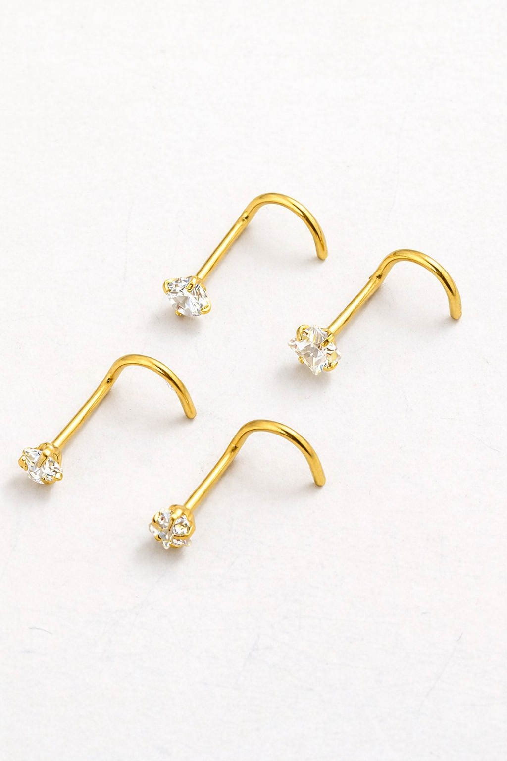 Titanium Nose Piercing U-Shape (gold tone )